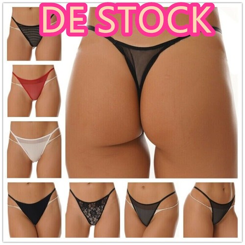 Damen transparent string - string, tanga