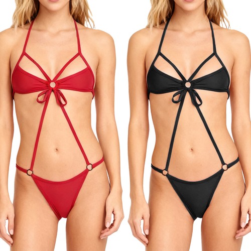 Womens micro bikini bodysuit - womens,