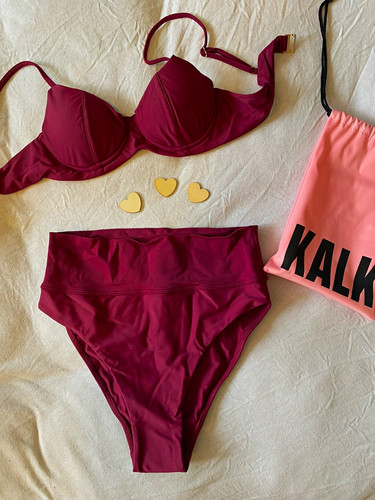 Kalk bikini set mit - kalk, bügel